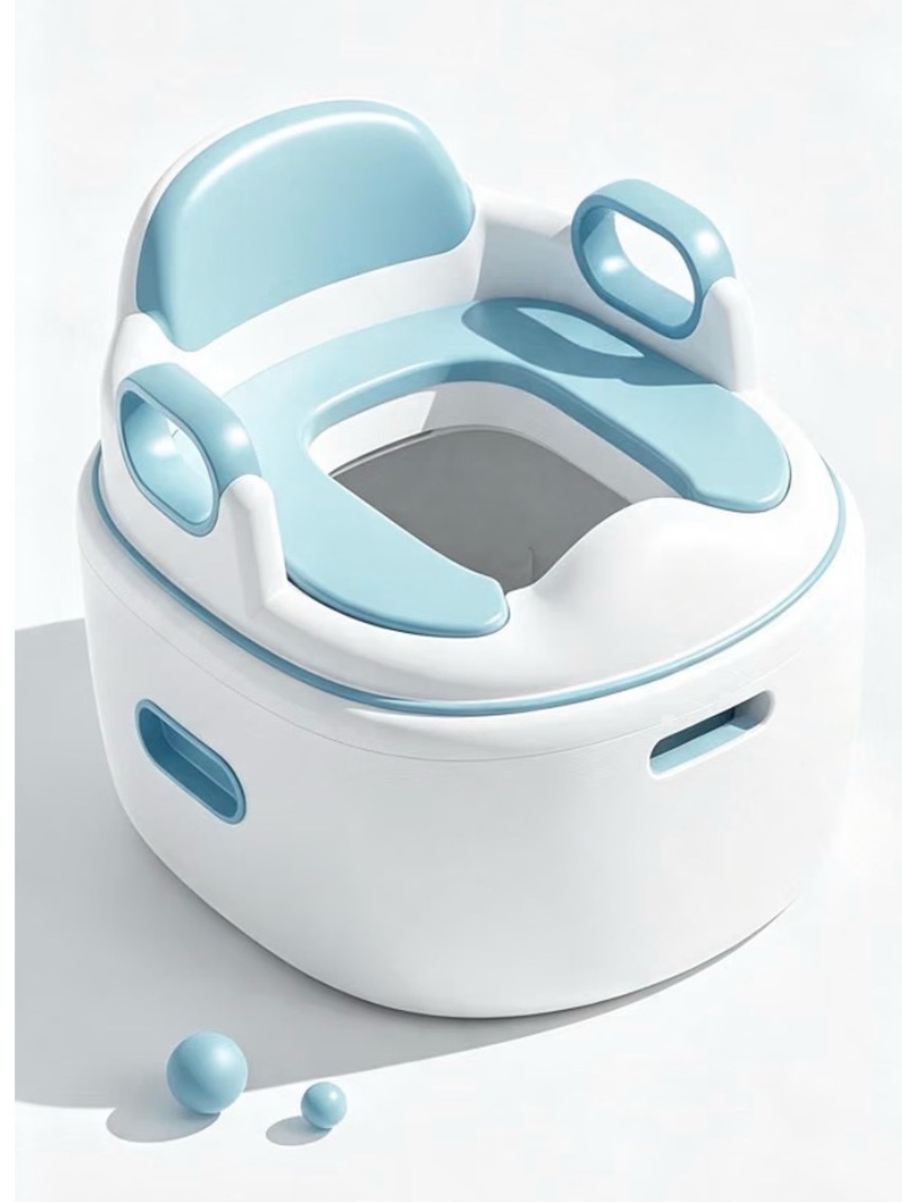 Kids 3-in-1 Potty Training Toilet - Light Blue & White